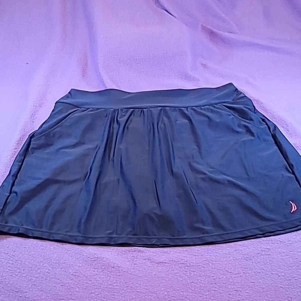 0708. NWOTs ~ Nautica ~ Deep Navy Blue ~ Swim Skirt ~ Pockets ~ Panty ~